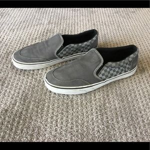 Vans grey slip ons Mens 11